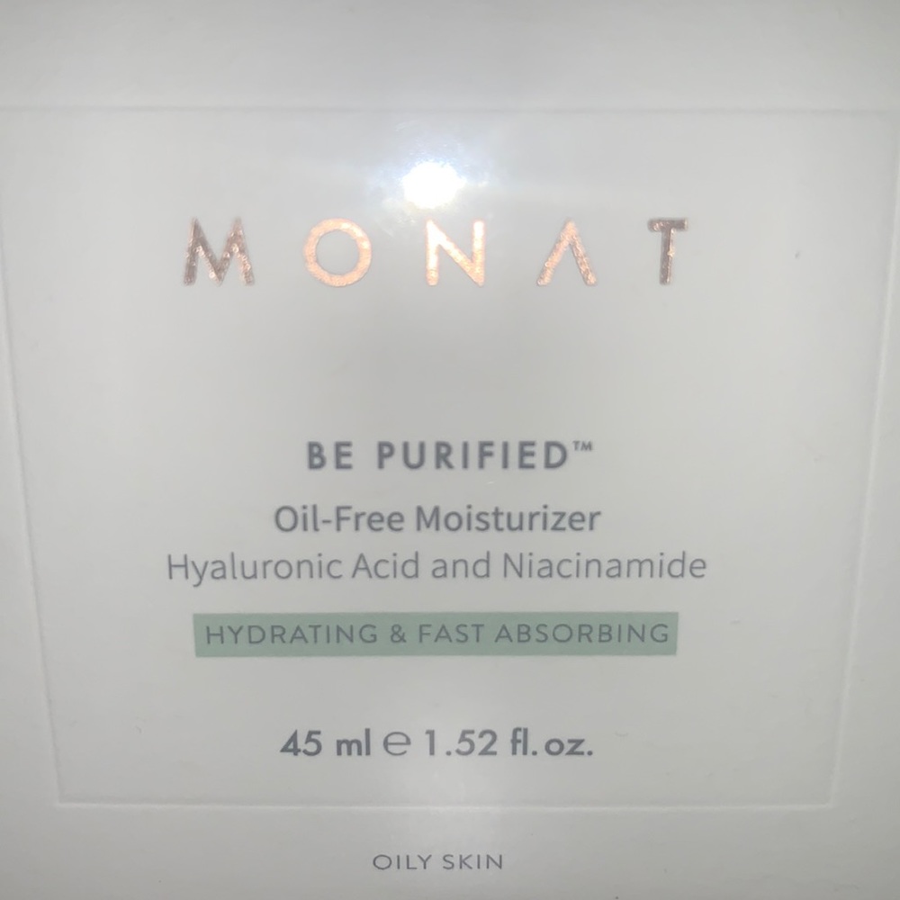 🆕 Monat Be Purified oil-free moisturizer🌈hyaluronic Acid & niacinamde, sealed